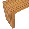 vidaXL Bekkur Ol&iacute;u n&aacute;tt&uacute;rulegt 110 x 30 x 45 cm Solid teak vi&eth;ur