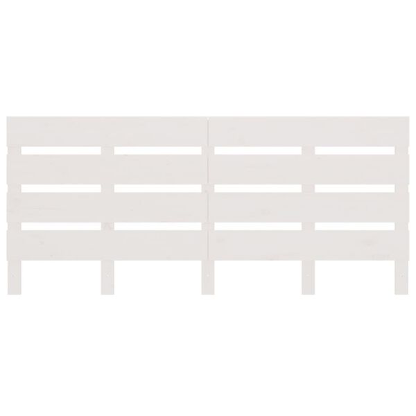 vidaXL H&ouml;f&eth;agafl Hv&iacute;tur 135x3x80 cm Gegnheil Fura