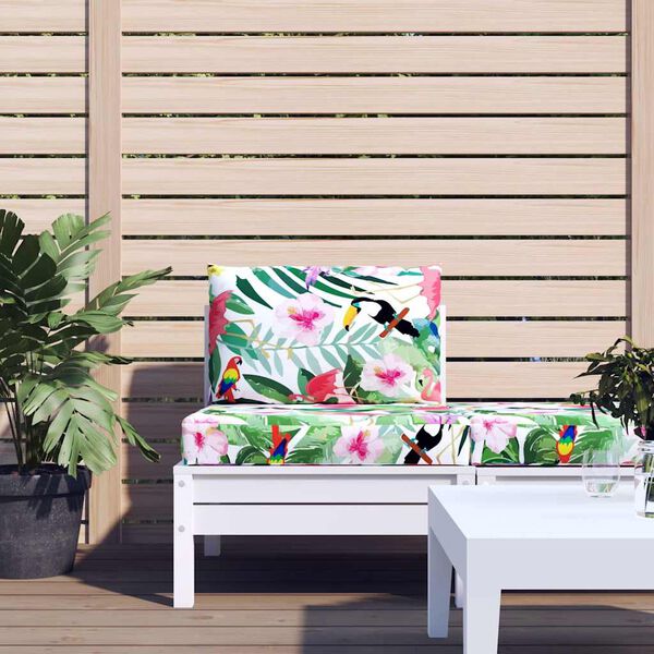 vidaXL Sessur fyrir Brettas&oacute;fa 2 stk. Marglitar Oxfordefni