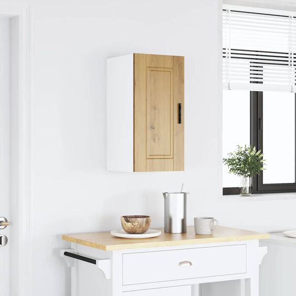 vidaXL Eldhúsveggskápur Porto Listamannseik Samsettur Viður