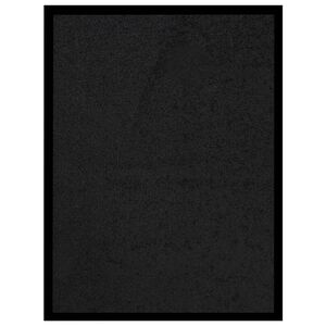 vidaXL Dyramotta Svart 40x60 cm