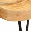 244010 vidaXL Bar Stools 2 pcs Solid Mango Wood
