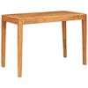 vidaXL Bor&eth;stofubor&eth; Br&uacute;nn 110 x 55 x 76 cm Hrein akas&iacute;utr&eacute;