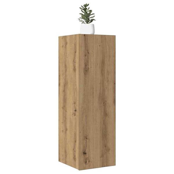 vidaXL 2ja sjónvarpsskápasett Artisan Oak 30,5x30x90 cm Hannaður viður