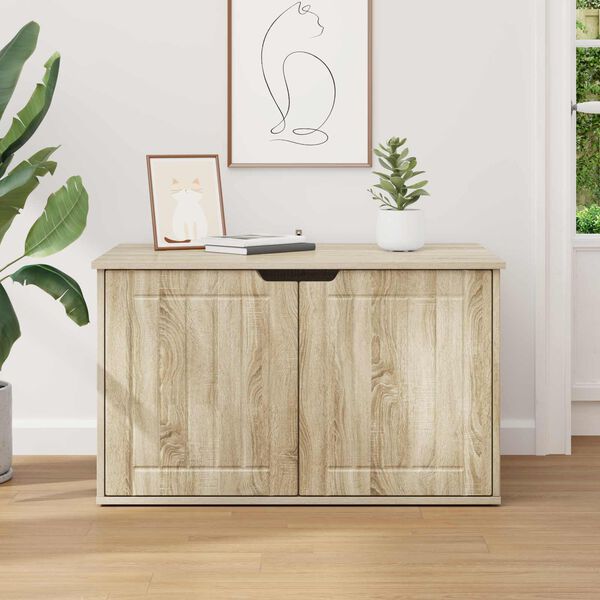 vidaXL Katta h&uacute;s Sonoma 85 x 55 x 50,5 cm Samsettur vi&eth;ur