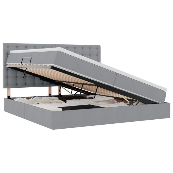 vidaXL R&uacute;m me&eth; geymslur&yacute;mi og LED Lj&oacute;sgr&aacute;r 200 x 200 cm P&oacute;l&yacute;ester