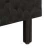 vidaXL Hliðarskápur Svartur 60x33x75 cm Gegnheill Mangóviður