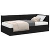 vidaXL Hornar&uacute;m rammi me&eth; d&yacute;nu me&eth; h&ouml;fu&eth;gafl 2 pcs Gr&aelig;nn Flauel