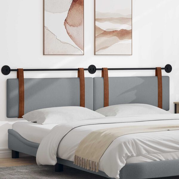 vidaXL Hengisk&aacute;li Vegghengt Einlita Lj&oacute;sgr&aacute;r 210 x 55 x 5 cm Forn PU