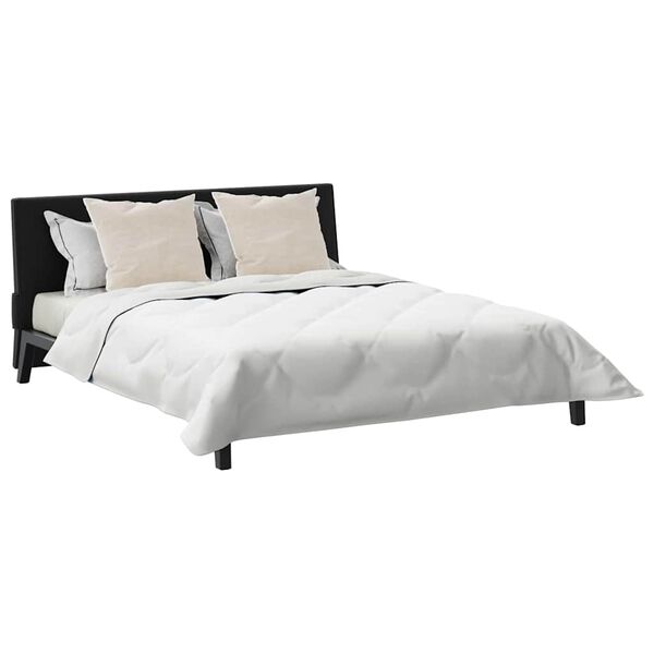 vidaXL Vetrar sæng með kodda 3 pcs Hvítt Míkrófíber