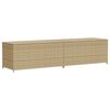 vidaXL Gar&eth;geymslukassi Drappa&eth;ur 469L P&oacute;l&yacute;rattan