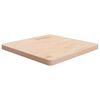 vidaXL Ferhyrnd Bor&eth;plata 60x60x4 cm &Oacute;me&eth;h&ouml;ndlu&eth; Gegnheil Eik