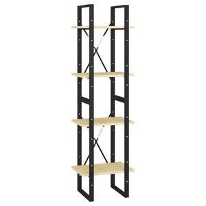 vidaXL 4 h&aelig;&eth;a B&oacute;kask&aacute;pur 40x30x140 cm Gegnheil Fura