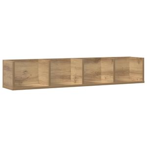 vidaXL geisladiskavegghilla Artisan Oak 100x18x18 cm Engineered Wood