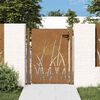 vidaXL Gar&eth;hli&eth; 100x150 cm &uacute;r corten st&aacute;li, grash&ouml;nnun