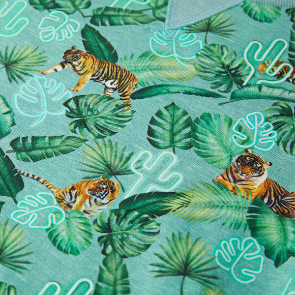 Barnapeysa Ljósgræn Blönduð 128