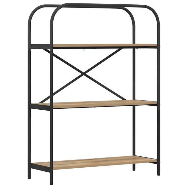 vidaXL Hilla Artisan Eik 80 x 30 x 109 cm Samsettur vi&eth;ur