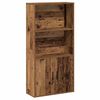 vidaXL B&oacute;kask&aacute;pur Vi&eth;arlitur 60x24x120 cm Samsettur Vi&eth;ur