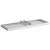 vidaXL Sk&ouml;fu&eth; fyrir gar&eth;sk&oacute;funa Silfur 75 x 25 x 6 cm Ry&eth;fr&iacute;tt St&aacute;l