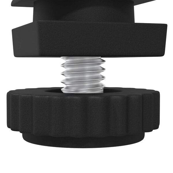 vidaXL H&uacute;sgagna jafnv&aelig;gisst&ouml;&eth;ur Stillanlegur 2 pcs Svartur M6 PP