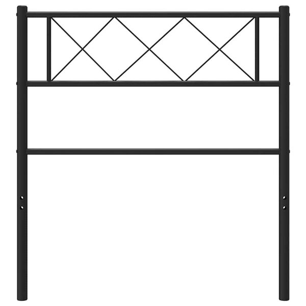 vidaXL Skiptanlegt R&uacute;mgafl &uacute;r M&aacute;lmi Svartur 100 cm
