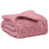 vidaXL Vetrar s&aelig;ng Bleikur 220 x 260 cm Microfiber og Teddy f&oacute;&eth;ri&eth;