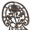 vidaXL Garð Bistro Set 3 pcs bronze Ál
