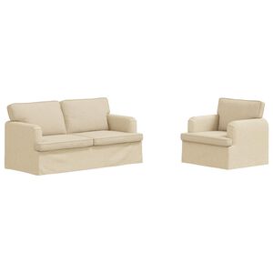vidaXL S&oacute;fi 2 pcs Rj&oacute;malitur 162 x 80 x 85 cm d&uacute;kur