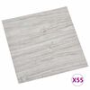 vidaXL G&oacute;lflagnir 55 pcs Lj&oacute;sgr&aacute;r 5,11 m&sup2; PVC