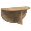 vidaXL Vegghylla Vegghengt Artisan Eik 38 x 19 x 19 cm Samsettur vi&eth;ur