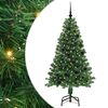 vidaXL Gervi j&oacute;latr&eacute; me&eth; 150 LED Gr&aelig;nn 150 cm PVC, st&aacute;l og plast