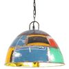 vidaXL Loftlj&oacute;s I&eth;na&eth;arst&iacute;ll 25 W Hringlaga Marglita&eth; 41 cm E27