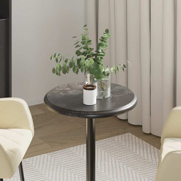 vidaXL Bor&eth;plata Sv&ouml;rt &Oslash;40x2,5 cm Marmari