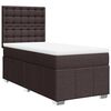 vidaXL H&oacute;lfa&eth; Springr&uacute;m me&eth; D&yacute;nu D&ouml;kkbr&uacute;nt 90x200 cm Tauefni