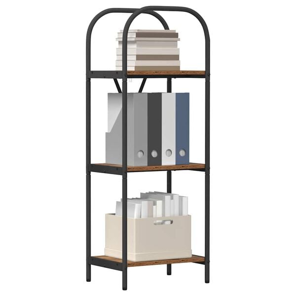 vidaXL Hilla Gamalt timbur 40 x 30 x 109 cm Samsettur vi&eth;ur