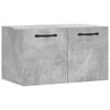 vidaXL Veggsk&aacute;pur Steypugr&aacute;r 60x36,5x35 cm Samsettur Vi&eth;ur