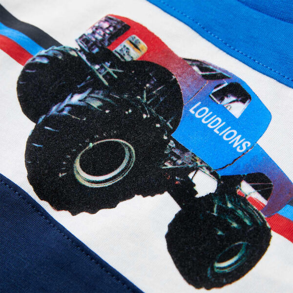 Krakkastuttermabolur Bl&aacute;r og D&ouml;kkbl&aacute;r 128