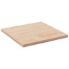 vidaXL Bor&eth;plata 60x60x2,5 cm Gegnheil Fura Ferningur