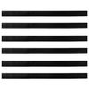 vidaXL Sj&aacute;lfklemmdu hur&eth;arbrosseglin 6 pcs Hv&iacute;tt 100 cm &Aacute;lblenda
