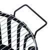 vidaXL Garðeldakörfa með BBQ Grill Stál 47,5 cm