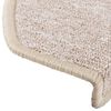 vidaXL Stigamottur 15 stk 65x24x4 cm Taupe h&aacute;lfhringlaga st&oacute;rar