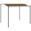 vidaXL S&oacute;lskyggni 3x2,5 m M&oacute;gr&aacute;tt 180 g/m&sup2;
