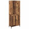 vidaXL H&aacute;bor&eth; Gamall vi&eth;ur 69,5 x 34 x 180 cm Samsettur vi&eth;ur