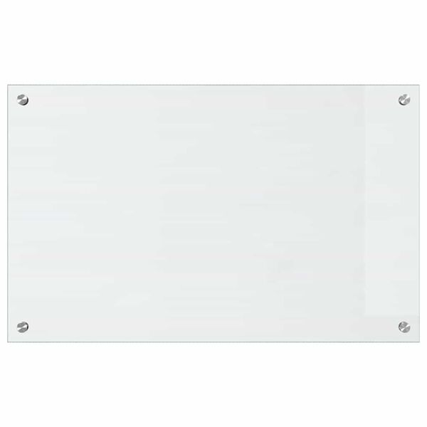 vidaXL Eldhús Backsplash Gegnsætt 80 x 50 cm hertuð gler
