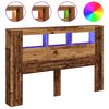 vidaXL LED H&ouml;f&eth;agafl Gamli Vi&eth;ar 160x18,5x103,5 cm Samsettur Vi&eth;ur