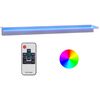 vidaXL Afrennslisr&aacute;s fyrir Foss me&eth; RGB LED Ry&eth;fr&iacute;tt St&aacute;l 108 cm