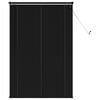 vidaXL Venes&iacute;skur blindur Svart 150 x 80 cm PVC