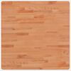vidaXL Bor&eth;plata 70x70x1,5 cm Ferningur Gegnheilt Beyki