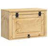 vidaXL Cabinet SKI Hunangsbjartur 60 x 32 x 40 cm Solid furuhikk