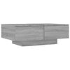 vidaXL S&oacute;fabor&eth; Gr&aacute;tt Sonoma 90x60x31 cm Samsettur Vi&eth;ur